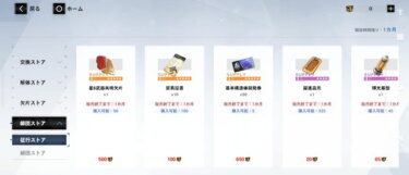 【パニグレ】師団ストアのアイテムって全部取れるんだなwwwwwww【パニシング：グレイレイヴン】